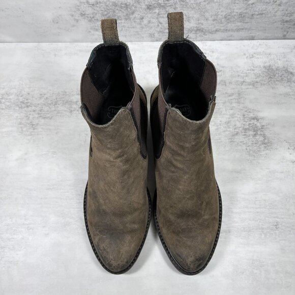 Thursday Leather Chunky Heel Chelsea Boots - Women's Size 7 - Brown - Picture 7 of 10
